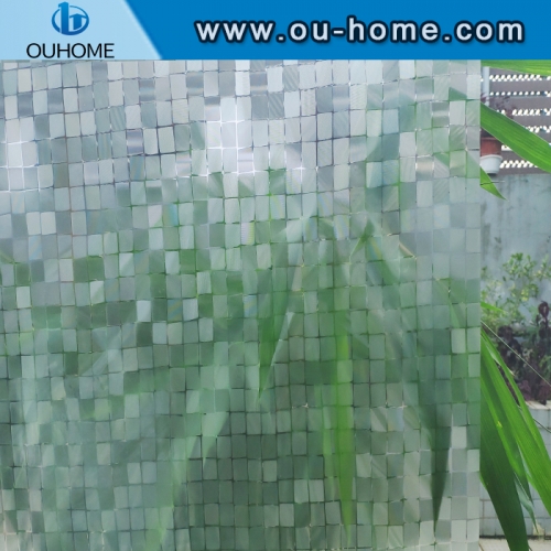 H10506 3D embossing home static window film