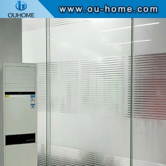 H15506 No Glue Decorative Window Film Static Cling Self-adhesive Opaque Glass Sticker