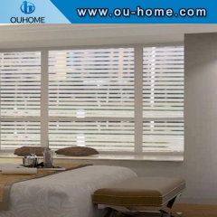 H15506 No Glue Decorative Window Film Static Cling Self-adhesive Opaque Glass Sticker