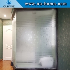 H15506 No Glue Decorative Window Film Static Cling Self-adhesive Opaque Glass Sticker