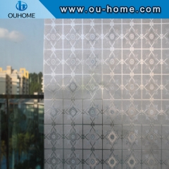 H9206 3D frosted embossing electrostatic cling window film