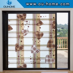 H2233 Stained glass window door electrostatic film