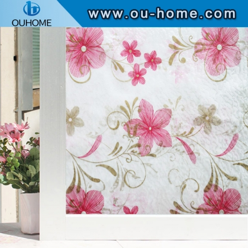 H48098 Static Cling Privacy Decorative Window Film