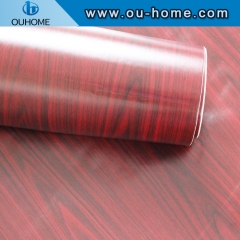 Matte Red Oak Wood Grain Decorative Film