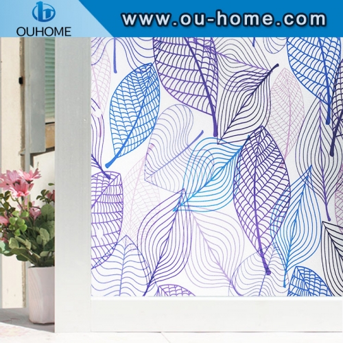 H12439 Privacy decorative printed static window film