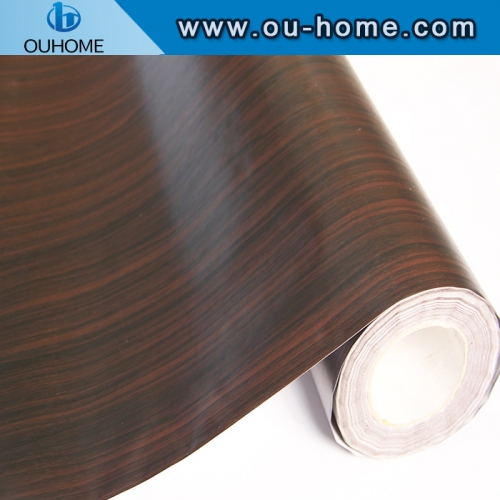 Removable wood grain pvc decorative sticker