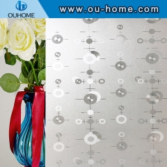 H15606 PVC Waterproof Window Film Cover No Glue 3D Static Decorative Privacy Glass Sticker