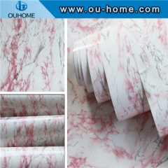 Decorative sticker kitchen oil proof Marbling wall paper