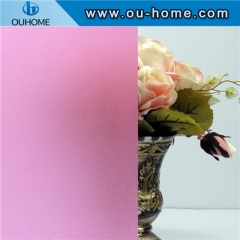 BT912 Building Decorative Translucent Pink Glass film