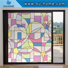 H2229 Popular design custom static cling window film