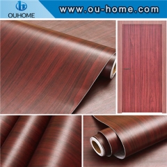 High quality decorative wood grain PVC self-adhesive sticker