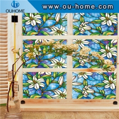 H2215 Color stained window static film
