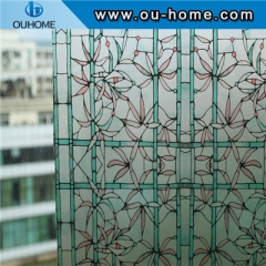 H2213 PVC stained glass static cling window film