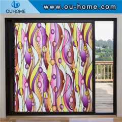 H2219 PVC stained static cling window film