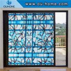 H2211 Privacy decortion static cling window tint home