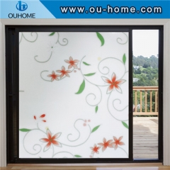 H825 3D dyed decorative static glass window film