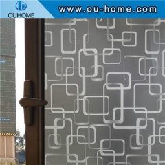 BT807 Glass self adhesive decorative privacy window film