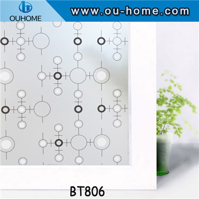 BT806 PVC frosted stained glass film