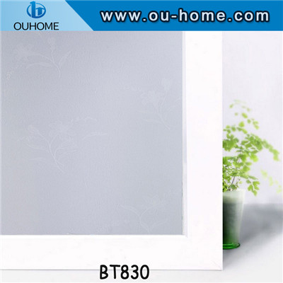 BT830 Frosted self adhesive privacy galss film