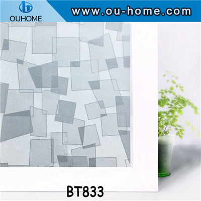 BT833 Irregular square frosted glass film