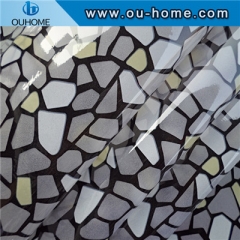 BT832B small stone frosted self-adhesive PVC decorative window film