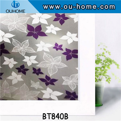 BT840B Color home privacy window film