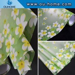 BT819 PVC adhesive window film stained glass