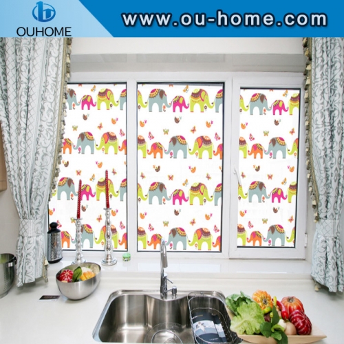 H2271 PVC Colourful Printed Static Window Film