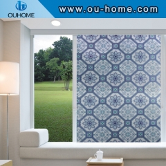 BT825 New design stained pvc frosted window film