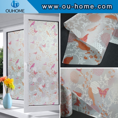 BT826 Self-adhesive decorated home window tinting film