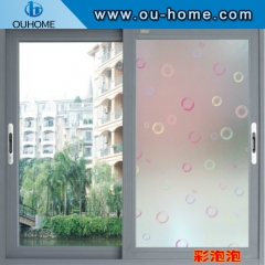 BT848 Tinted decorative window frosting Printing Glass window film