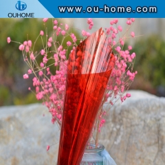 BT105 For decorative red transparent glass film