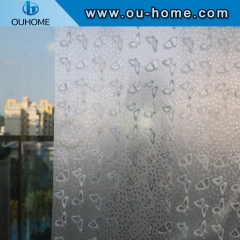 H2606 Butterfly embossed static window glass film