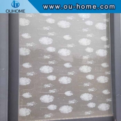 H834 3D Stained Privacy Static Home decorative film