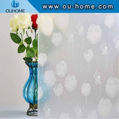 H834 3D Stained Privacy Static Home decorative film