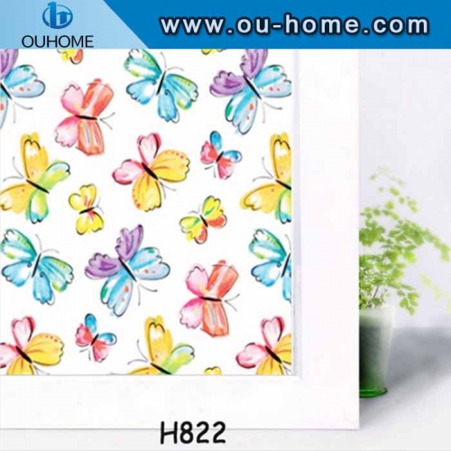 H822 Non-glue Static cling window film