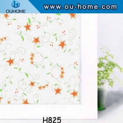 H825 3D dyed decorative static glass window film