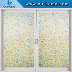 H832 Colourful decorative static window film