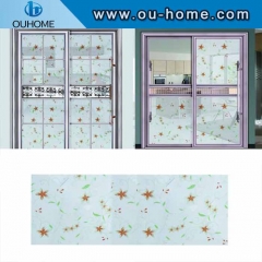 H825 3D dyed decorative static glass window film