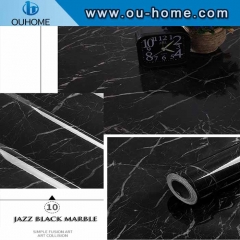 Modern 3d design white marble wallpaper sticker