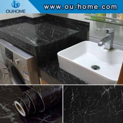 Home kitchen wall marble decorative film