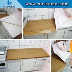 Decoration House wood grain sticker