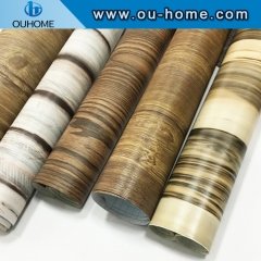 Self - adhesive 3D wood grain stickers furniture renovation Film