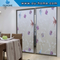 BT851 PVC frosted window privacy self-adhesive decorative film