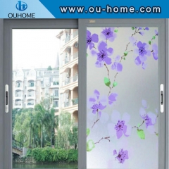 BT809 Popular flower design window film for glass door