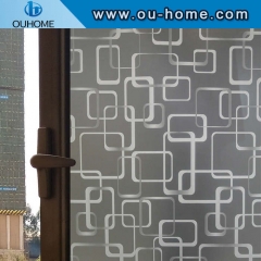 BT807 Privacy glass self-adhesive decorative window film