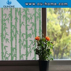 BT857 Decorative frosted glass window film home stained glass vinyl film