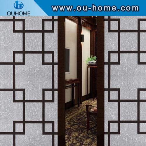 BT850 Non-transparent window film decorative frosted safety glass films 