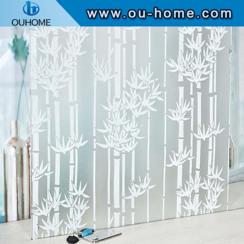 BT858 Frosted removable window glass film