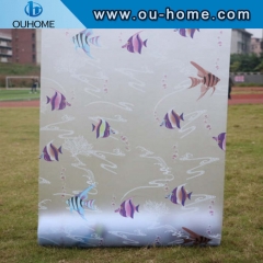 BT851 PVC frosted window privacy film self-adhesive decorative film for Glass
